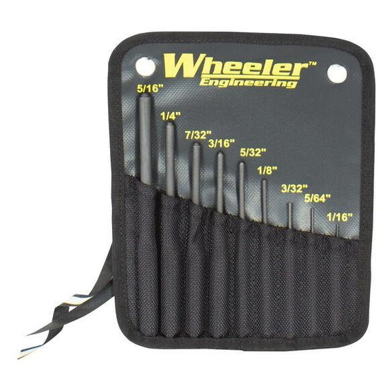 Wheeler Engineering Roll Pin Punch Set 9PC PH204513