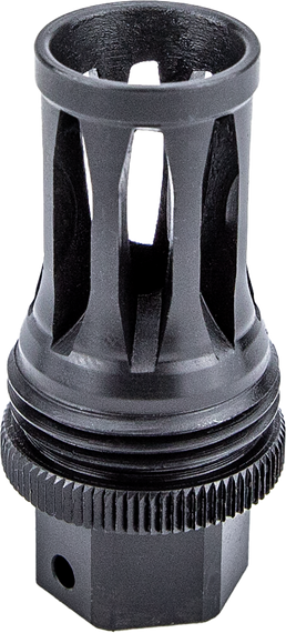 Kgm Suppressors A-QD-FH-S-3M Quick Detach Flash Hider Black Nitride Steel 3/4"x24 Threads 177132