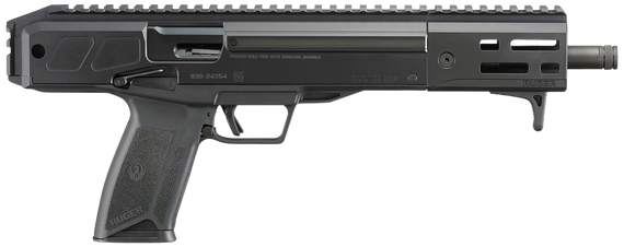 Ruger 19304 LC Charger *State Compliant 5.7x28mm 10+1 10.30" Black Nitride Steel Threaded Barrel, M-LOK Handguards, Black Hard Coat Anodized Picatinny Rail Receiver, Black Polymer Grips, Ambidextrous 156859