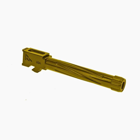 Rival Arms V1 Gold Threaded Barrel for Glock Model 17 Gen5 QLRA20G104E