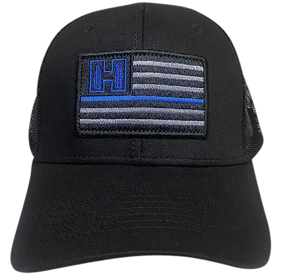 Hornady Gear 10160 Hornady Blue Line Black American Flag Patch 154604