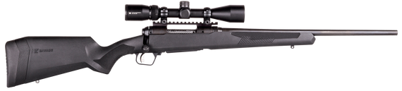 Savage Arms 57316 110 Apex Hunter XP 338 Win Mag 3+1 24", Matte Black Metal, Synthetic Stock, Vortex Crossfire II 3-9x40mm Scope 104403