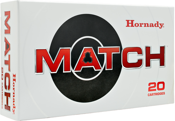 Hornady 82298 Match  8mm Mauser 196gr Boat Tail Hollow Point 20 Per Box/10 Cs 78765