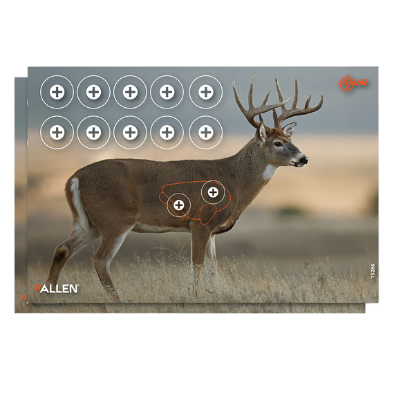 EZ-Aim 15286 Whitetail  Deer Paper Hanging 23" x 35" Multi-Color Includes Pasters 2 Per Pkg 122508