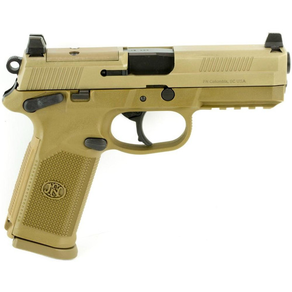 FN FNX-45 Tactical Handgun .45 ACP 10rd Magazines(2) 5.3" Barrel FDE Night Sights RJ66100223