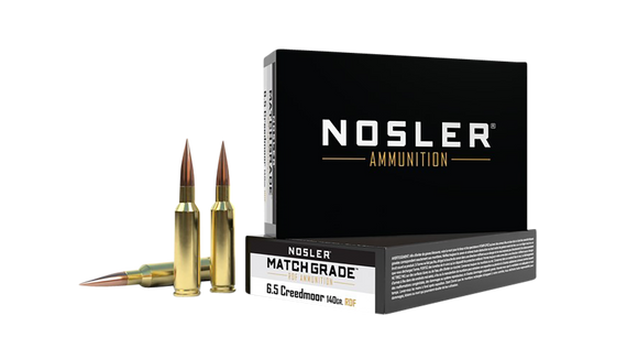 Nosler 60115 Match Grade RDF 6.5Creedmoor 140gr RDF Hollow Point Boat Tail 20 Per Box/10 Case 50406