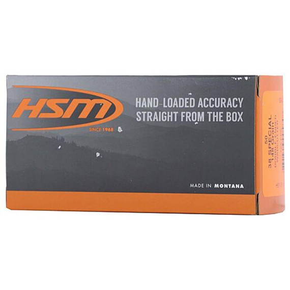 HSM Training Handgun .38 Special 148gr DEWC 725 fps 50/ct HEHSM381N