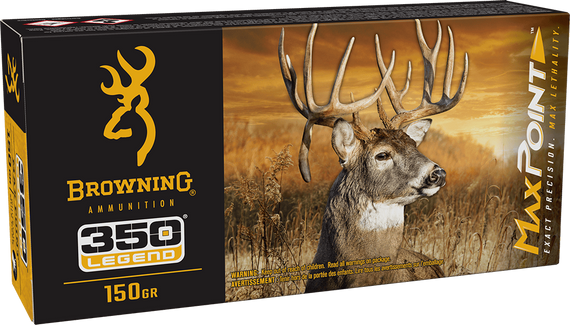 Browning Ammo B192103502 Max Point  350Legend 150gr 20 Per Box/10 Case 163440