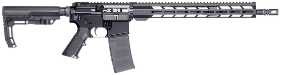 Patriot Ordnance Factory 02317  P-15 Base 5.56 NATO 10+1 16.50" Black Anodized A2 Style Grip *California Compliant 171108