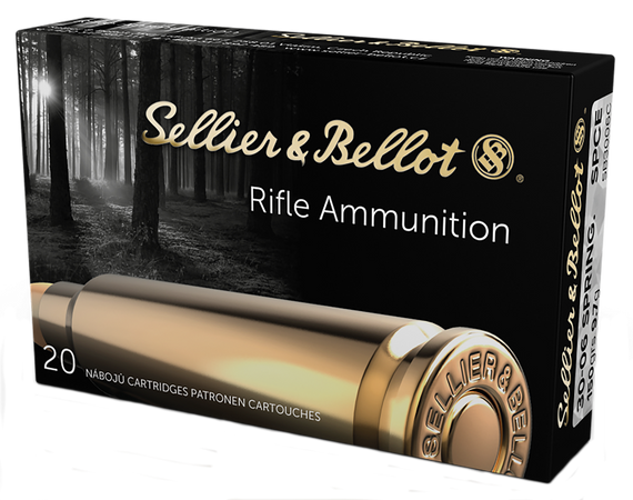 Sellier & Bellot SB3006C Rifle  30-06Springfield 150gr Soft Point Cut Through Edge 20 Per Box/20 Case 61915