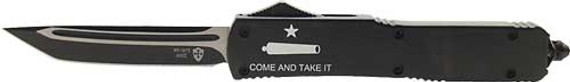 TEMPLAR KNIFE SLIM OTF COMEAND TAKE IT 3.1" BLACK TANTO MCATI231