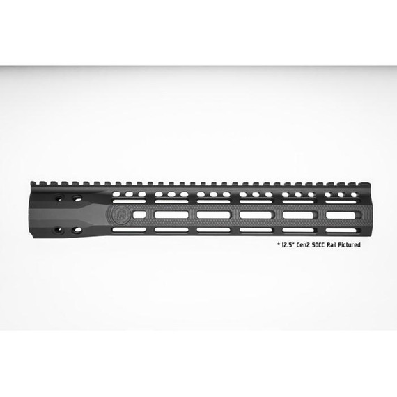 Troy Gen2 SOCC MLOK BattleRail Handguard 15.125" Low Profile Black OVSRAISR115BTG2