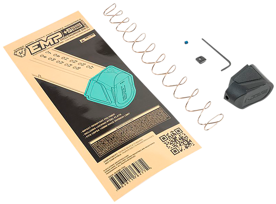 Strike Industries EMPTG3 Enhanced Magazine Plate  Extended +5rd 9mm Luger Black Polymer for Taurus G3 143885