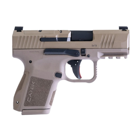 Canik Mete MC9 Handgun 9mm Luger 12 and 15rd Magazines (2) 3.18" Barrel FDE YCHG7620DN