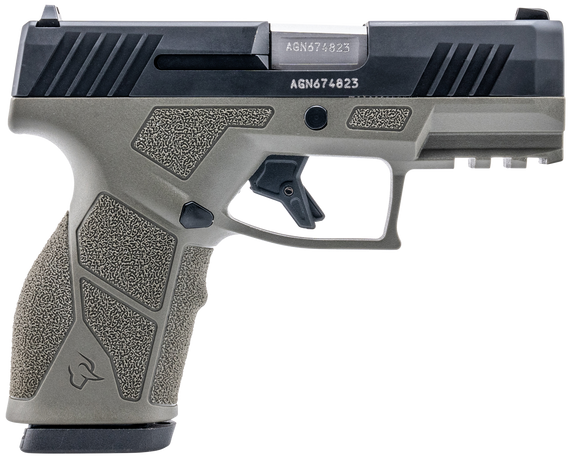 Taurus 1-GX2931O GX2  9mm 13+1 3.37" Matte Stainless Steel Barrel, Matte Black Serrated Stainless Steel Slide, OD Green Polymer Frame w/Picatinny Rail, Polymer Grip 170122