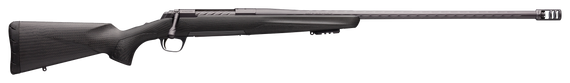 Browning 035543282 X-Bolt Pro Long Range 6.5 Creedmoor 4+1 26" Skip Fluted Heavy Barrel, Recoil Hawg Muzzle Brake, Spiral Fluted Bolt, Carbon Gray Elite Cerakote, Natural Carbon Fiber  Stock 135112