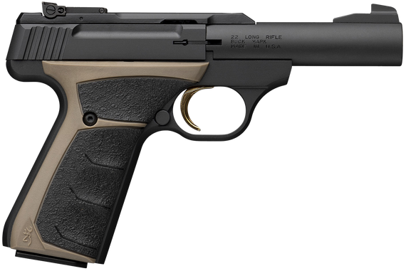 Browning 051063490 1911-22 A1 Full Size Frame 22 LR 10+1 4.25" Stainless Steel Barrel, Matte Black Serrated Slide, Matte Black Aluminum Frame, Brown Composite Grip 176684