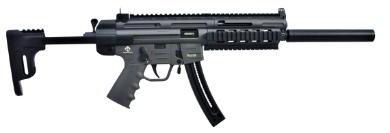 GSG GSGGERGGSG1622S GSG-16 Carbine Full Size 22 LR 22rd 16.25" Black Smoke Polymer Receiver Black Collapsible w/Storage Compartment Stock Right Hand 132122