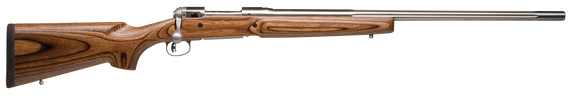 Savage Arms 18465 12 Varminter Low Profile 223 Rem 4+1 Cap 26" 1:9" Matte Stainless Rec/Barrel Satin Brown Stock Right Hand (Full Size) with Detachable Box Magazine 52942