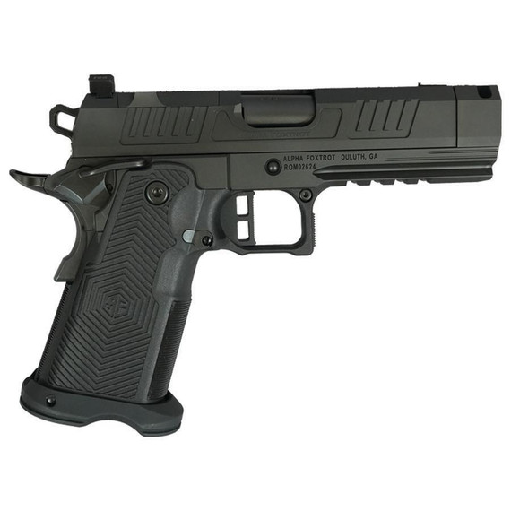 Alpha Foxtrot AF1911-Romulus Handgun 9mm Luger 17rd (1) & 20rd (1) Magazine 3.5" Compensated Threaded Barrel Black RMSC Cut XXAA39X1QMGXDBK19