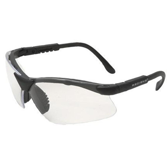 Radians Revelation Sporting Goods Shooting Glasses Black with Clear Lens RFRV0110CS