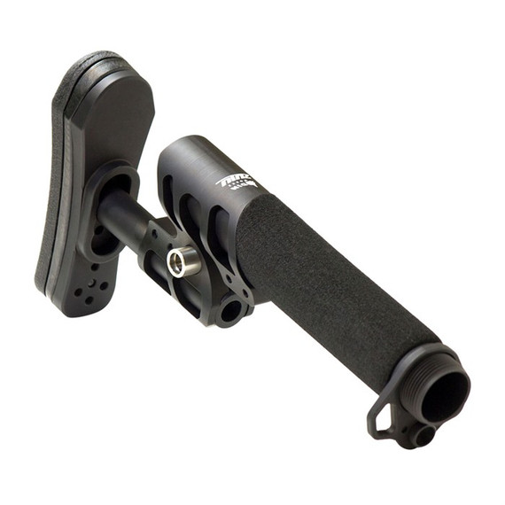 ZULU ADJUSTABLE STOCK W/PADDED PISTOL BUFFER TUBE-BLACK 100036213