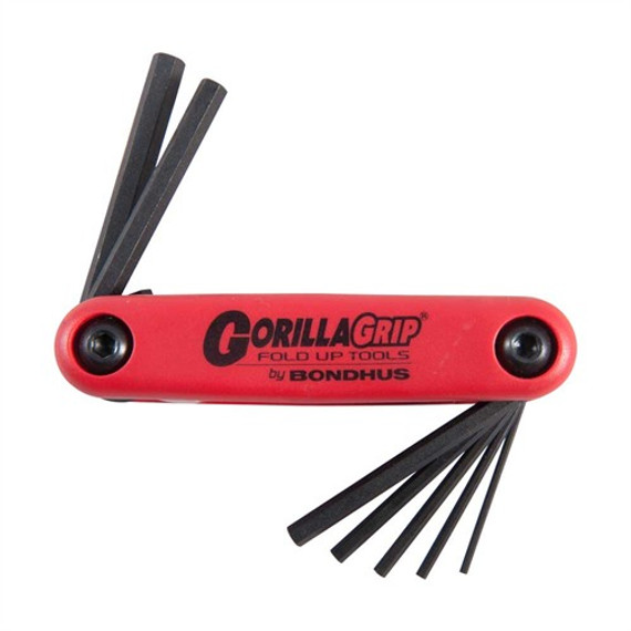 GORILLA GRIP METRIC HEX WRENCH 7-PIECE SET (1.5MM-6MM) 123125920