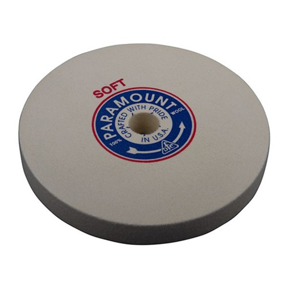 8'' SOFT FELT POLISHING WHEEL 1'' ARBOR 088081001 8'' SOFT FELT POLISHING WHEEL 1'' ARBOR 088081001