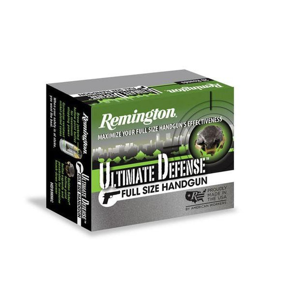 Remington Ultimate Defense Handgun Ammunition .45 Auto 230 gr BJHP 875 fps 20/ct RT28942
