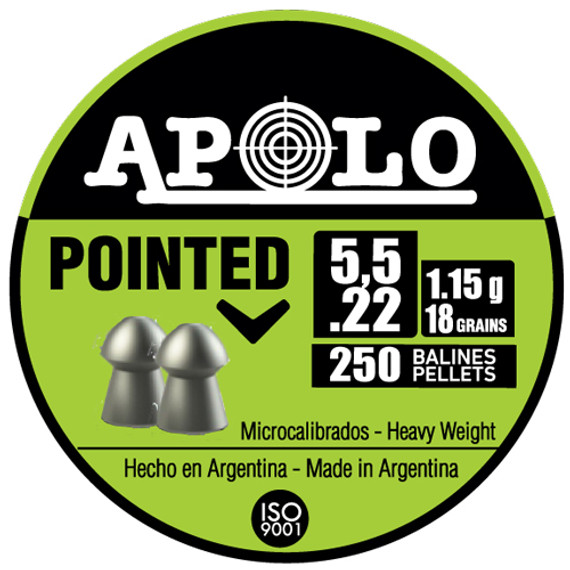 HATSAN APOLO 22 POINTED</br>18 GRAIN 250 PACK E19601