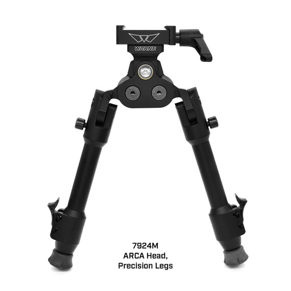 Warne Skyline Pro Bipod - ARCA Mount Precision Legs WJ7924M