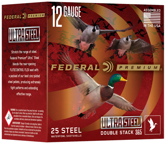 Federal PWUX1422 Premium  12Gauge 3" 1 1/4 oz 2 Shot 25 Per Box/10 Cs 162244