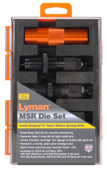 Lyman 7690104 MSR Precision Die System 300 Blackout 102211