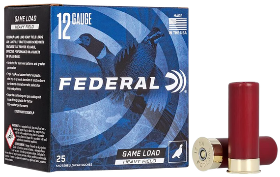 Federal H1256 Game-Shok Heavy Field 12Gauge 2.75" 1 1/4oz 6Shot 25 Per Box/10 Case 117134