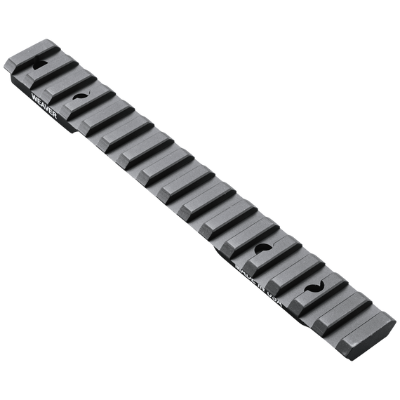 Weaver Mounts 99481 Multi-Slot Base  Extended Black Anodized Aluminum Fits Winchester 70 Short Action 101430