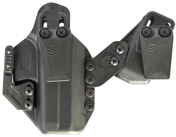 Blackhawk 416176BK Stache Premium Kit IWB Size 76 Black Polymer Belt Clip Compatible w/Glock 48 Ambidextrous 134627