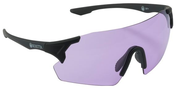 Beretta USA OC061A28540316UNI Challenge EVO Glasses Purple Lens Black Frame 146415
