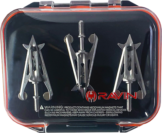 Ravin Crossbows R109 Broadhead  Black/Clear 177487