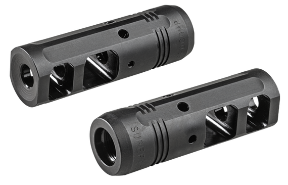 SureFire PROCOMP762 ProComp Muzzle Brake Black Nitride Steel with 5/8"-24 tpi Threads & 2.70" OAL for 7.62mm AR-10 1648