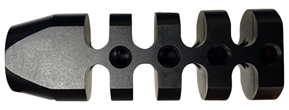 Bowden Tactical J1348351 Muzzle Brake  Black Nitride Finish 4140 Steel with 1/2"-28 tpi Threads & 1" Diameter for AR-15 Includes Crush Washer Medium 144774