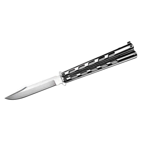 Cold Steel Arc Angel Balisong Knife 4-1/2" Clip Point Blade Silver COCSFL43ARC