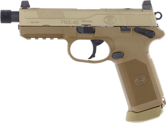 FN FNX-45 TACTICAL BUNDLE   45ACP 5-15RD FDE NIGHT SIGHT< G66101634