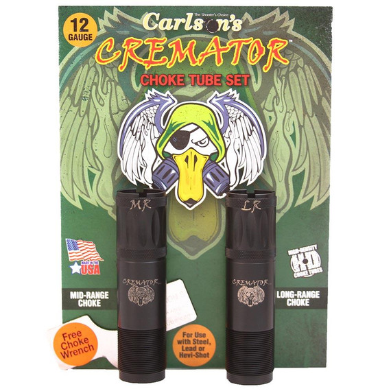 Carlson's Cremator Waterfowl Mid and Long Range Non-Ported Choke Tube for 12 ga Remington 2/ct XF11632