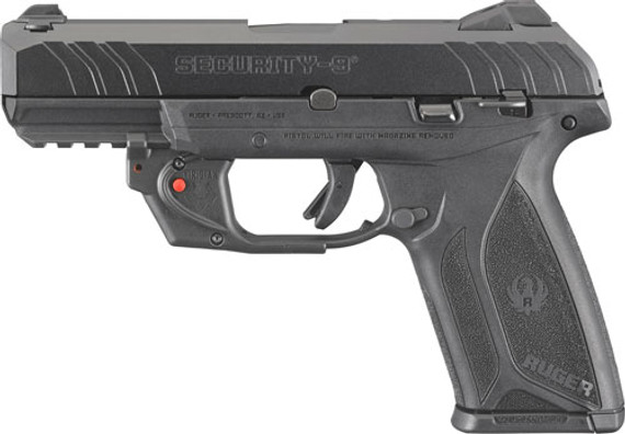 RUGER SECURITY-9 9MM LUGER</br>ADJ 15-SHOT BLUED W/VIRIDIAN G3816