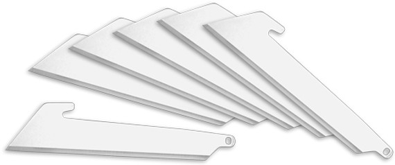 OUTDOOR EDGE 3" UTILITY BLADEREPLACEMENT BLADES 6-PACK RRU306