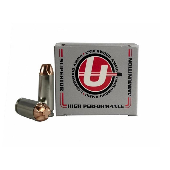 Underwood Ammo Xtreme Penetrator Handgun Ammunition 10mm Auto140 gr Solid 1500 fps 20/ct UB648