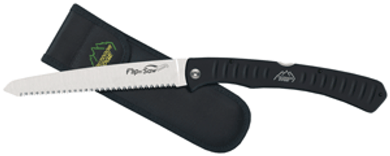 OUTDOOR EDGE FLIP N'SAW7" S/S BLACK W/NYLON SHEATH FW70