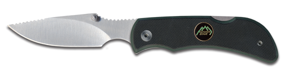 Outdoor Edge CL10C Caper Lite  2.50" Folding Plain AUS8 SS Blade G10 Black Handle 39838
