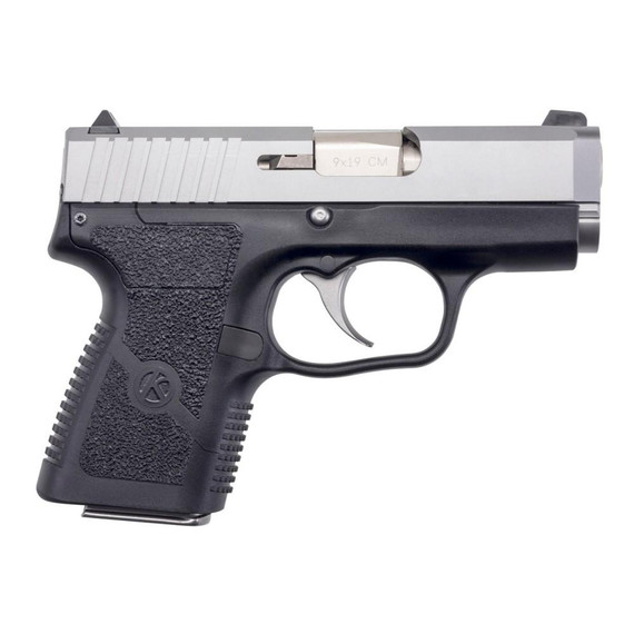 Kahr Arms CM9 Handgun 9mm Luger 6rd Magazine 3.1" Barrel Black with Silver Slide Night Sights KZCM9093N