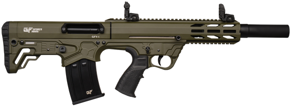 Gforce Arms GFY11220ODG GFY-1 USA 12 Gauge Semi-Auto 3" 5+1 18.50" Black Threaded Barrel, OD Green Cerakote Aluminum Receiver w/Picatinny Rail, OD Green Bullpup Polymer Stock, Polymer Grip 181239 Gforce Arms GFY11220ODG GFY-1 USA 12 Gauge Semi-Auto 3" 5+1 18.50" Black Threaded Barrel, OD Green Cerakote Aluminum Receiver w/Picatinny Rail, OD Green Bullpup Polymer Stock, Polymer Grip 181239